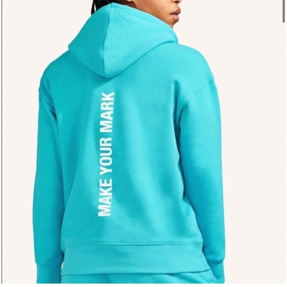 Peloton Tops - Peloton Downtown Oversized sweatshirt hoodie turquoise